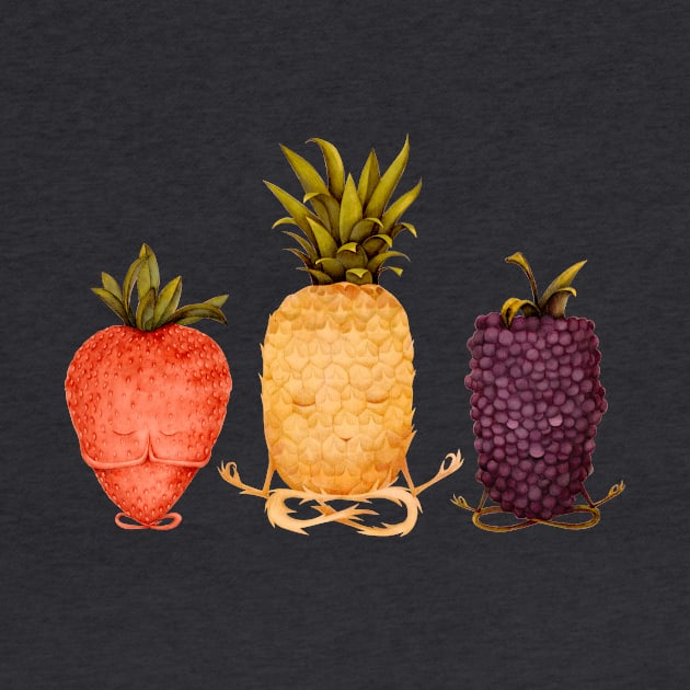 fruit yoga by KindSpirits